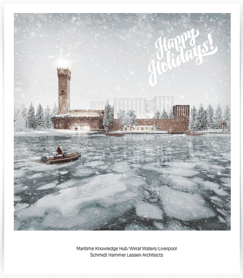 The Coolest Christmas Cards Ever by Top Architects and Designers