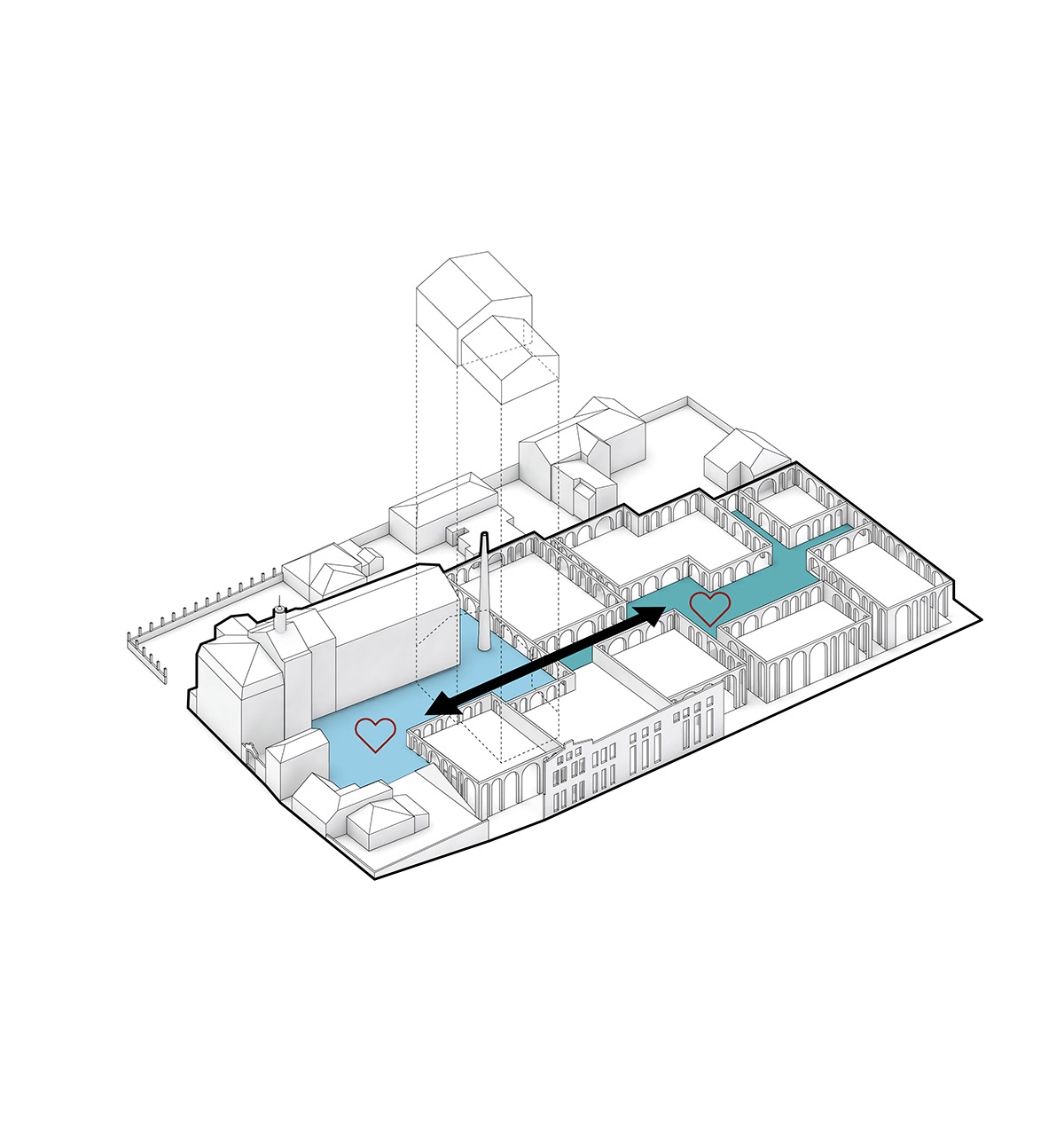 SHL Architects revives Riga's former industrial beer brewery site with bold brick facade buildings