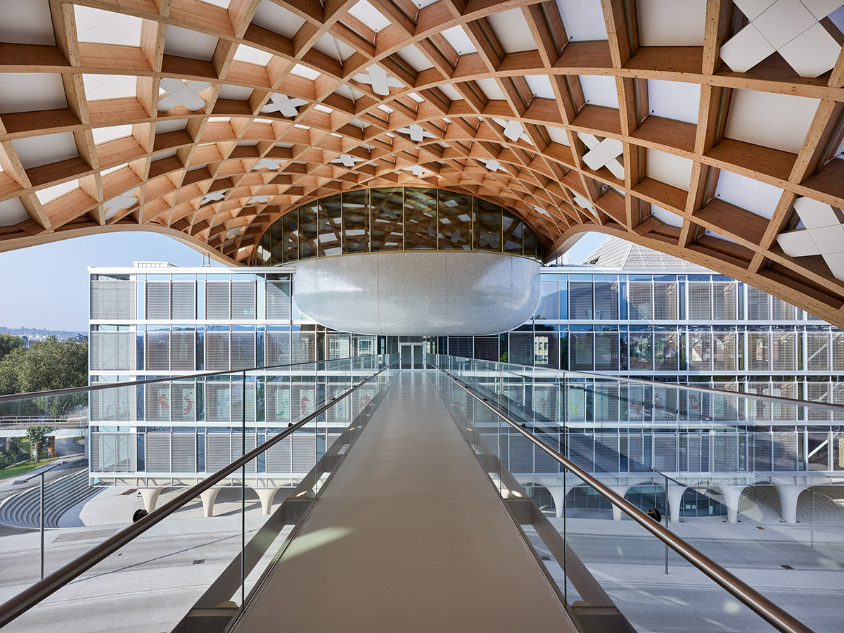 Shigeru Ban creates one of the world’s largest timber structures for Swatch Headquarters in Biel