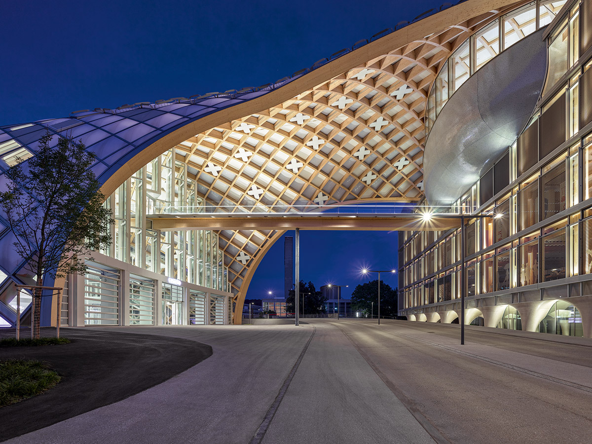Shigeru Ban creates one of the world’s largest timber structures for Swatch Headquarters in Biel