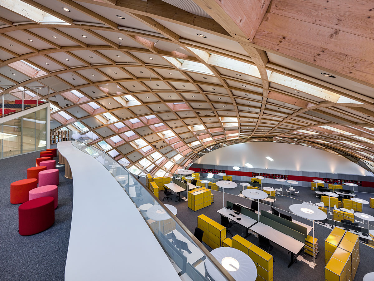 Shigeru Ban creates one of the world’s largest timber structures for Swatch Headquarters in Biel