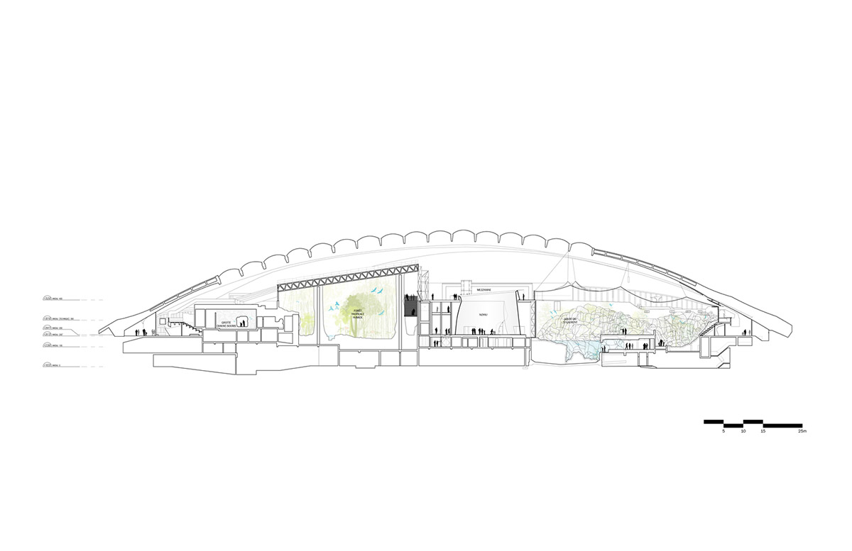 Kanva revitalizes Montréal Biodome with triangular beams and multiple pathways in Canada