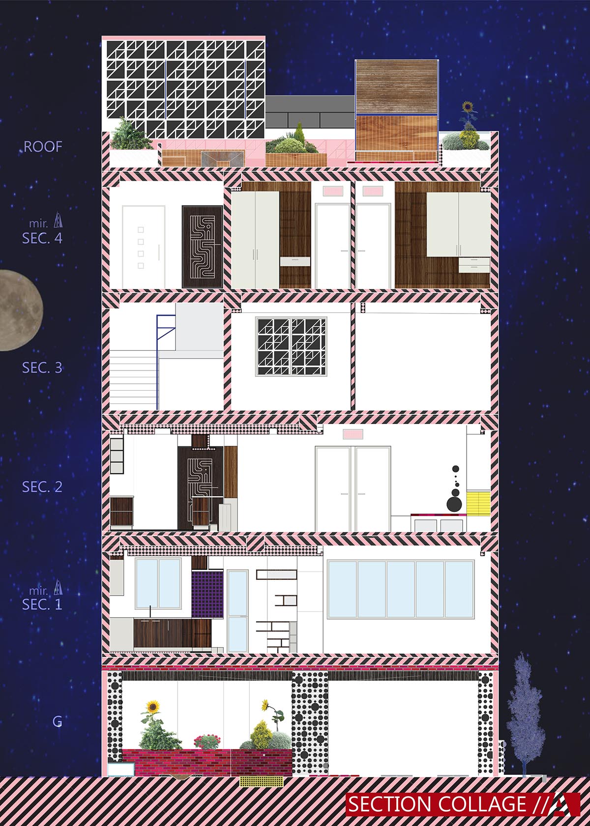 Sstudiomm built parametric brick façade for a house by using traditional on-site craft techniques