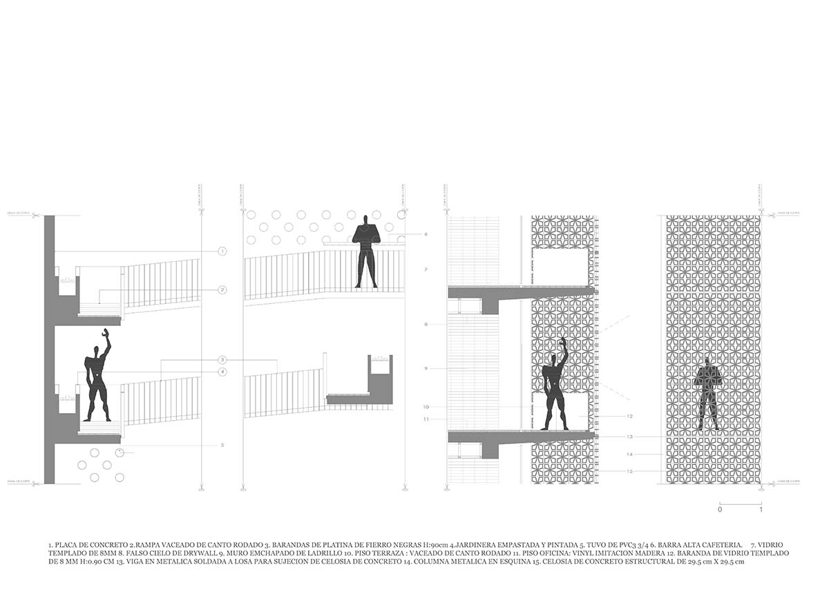 Nómena Arquitectos completes retail and exhibition space with perforated façade in Peru