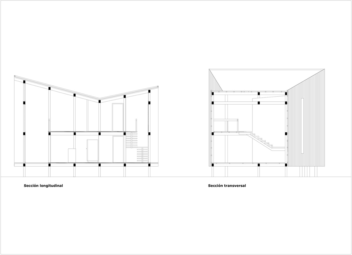 Emilio L&oacute;pez Arquitecto's Casa Don Juan features double-opening facade to look at hills of Quito