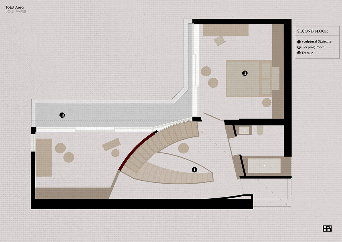 Holzrausch Studio creates a tranquil wooden retreat in the heart of Paris