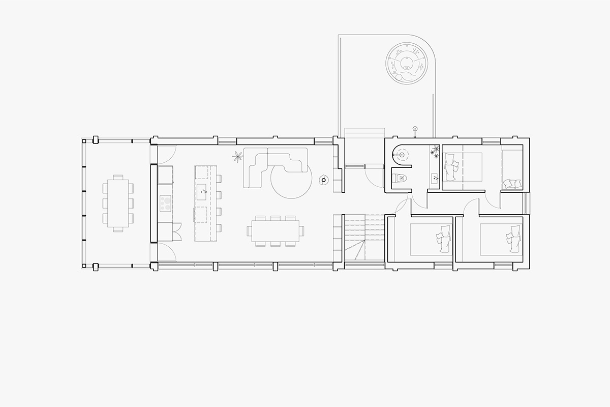 Residence Chez Léon by Quinzhee Architecture evokes the nostalgia of a ...