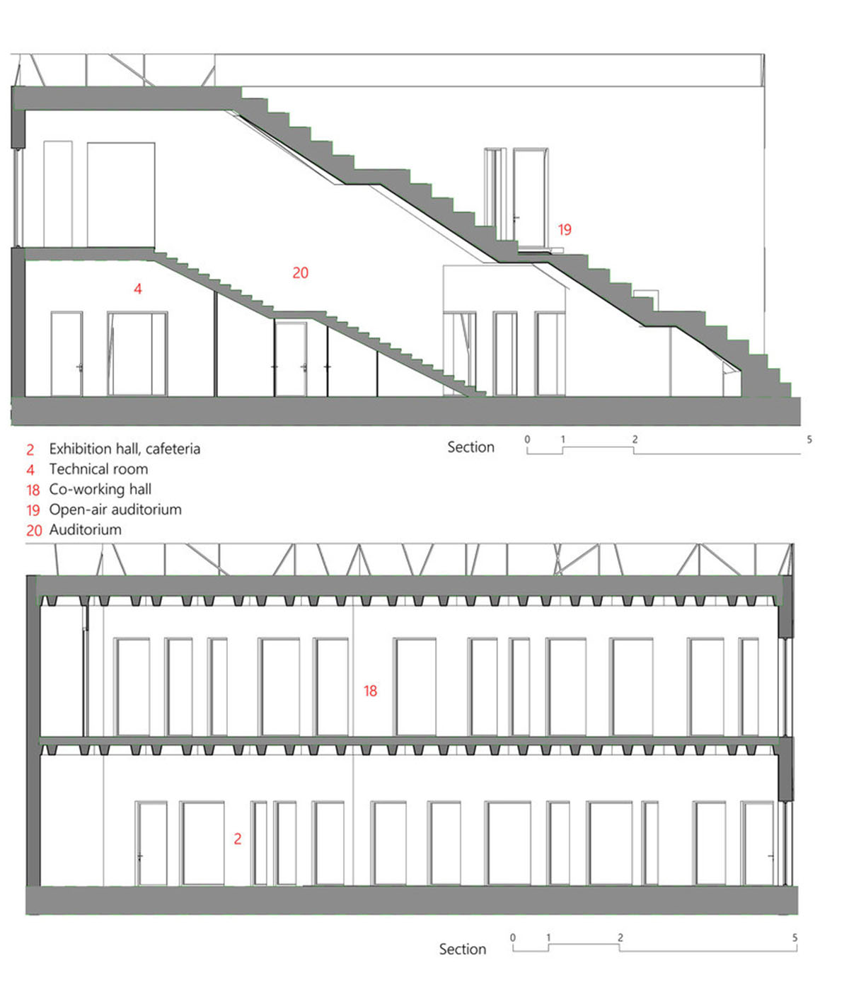 Maxim Calujac converts historical building into creative center with public stairways in Moldova