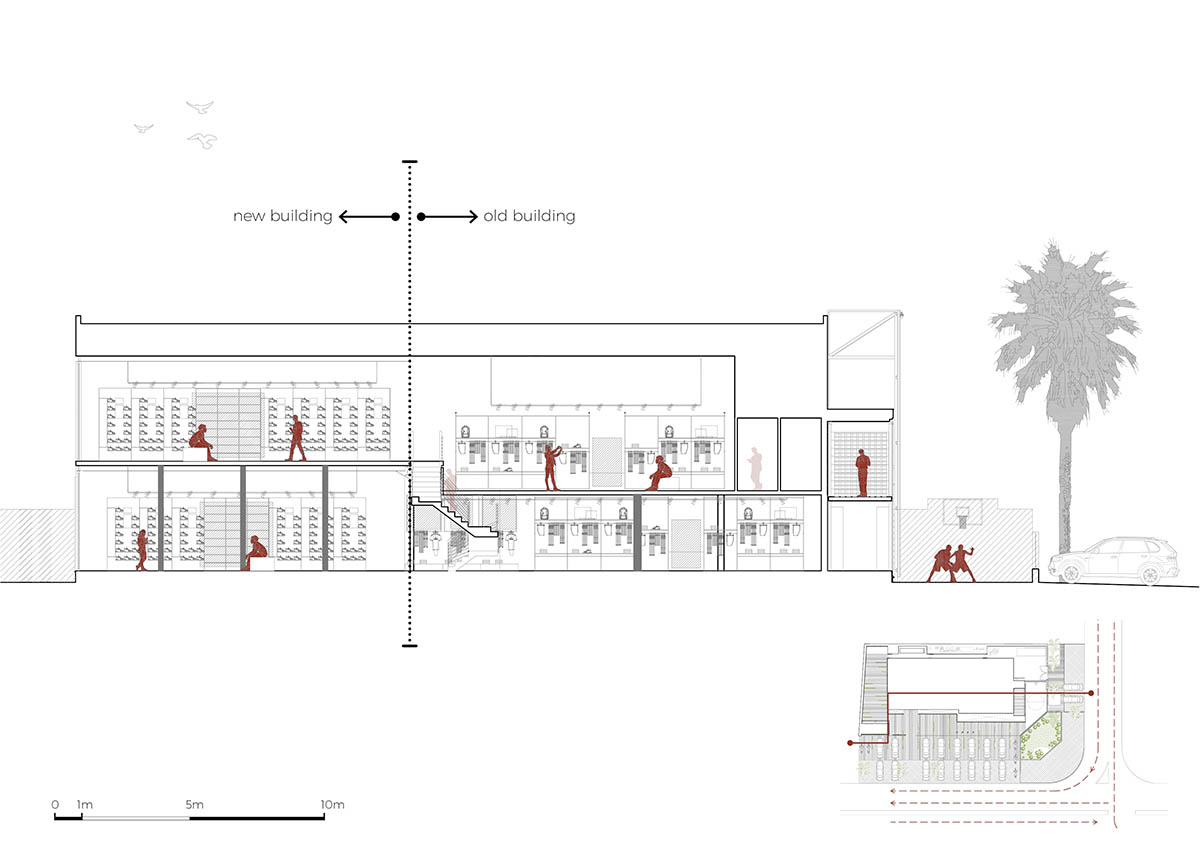 Lagos context informs Oshinowo Studio-designed Adidas flagship store clad in perforated sheets
