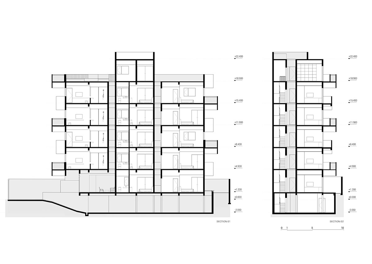 TAA DESIGN built hotel made of 