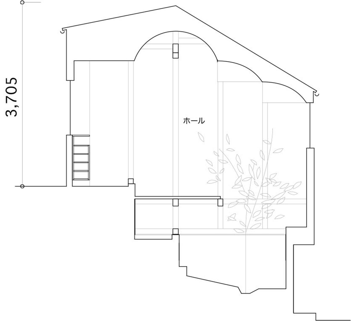 atelierco renovates former house from early Jomon period with curved ceiling in Japan 