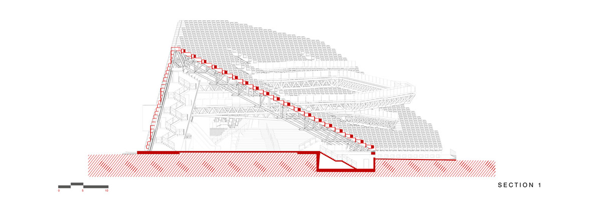 South Korean Pavilion features flying skywalk ramps and dynamic façade at Expo 2020 Dubai 