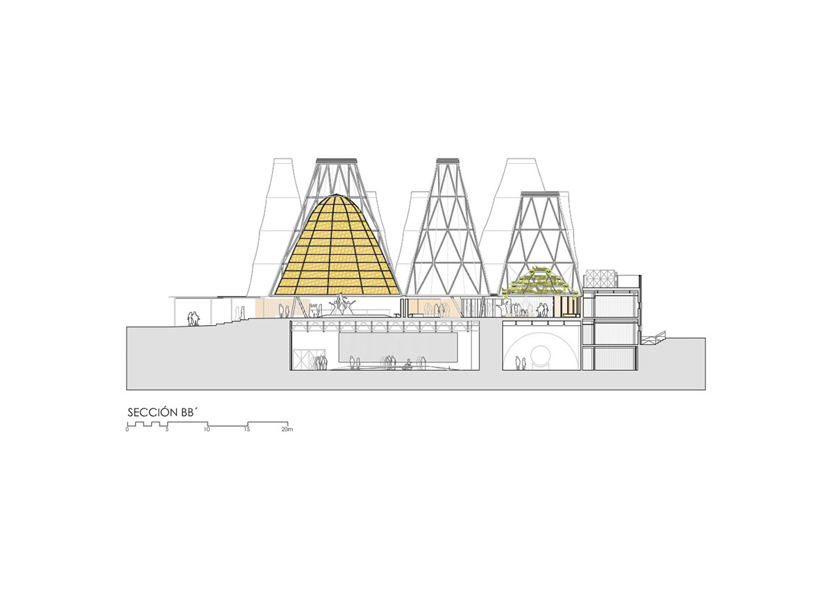 Amann-Cánovas-Maruri adds colorful conic roofs to Spanish Pavilion at Expo 2020 Dubai