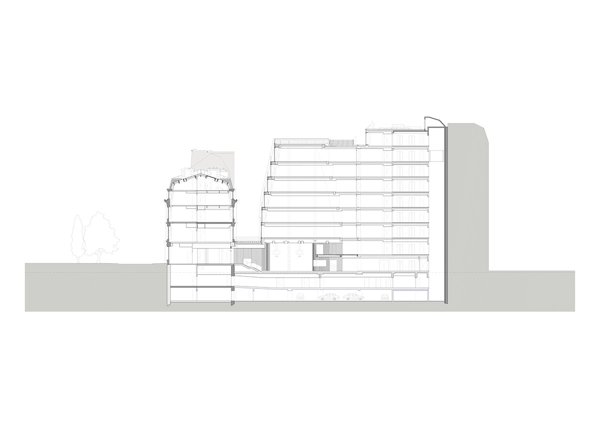 PCA-STREAM transforms former royal barracks into a business law building in Paris