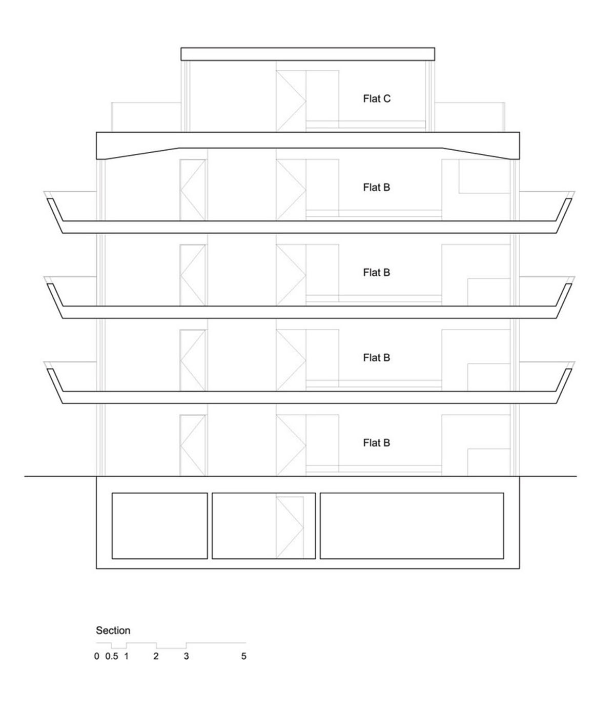 Gus Wüstemann Architects completes concrete affordable housing in Zurich