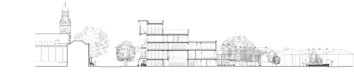 Grafton Architects' colonnaded Town House acts as 