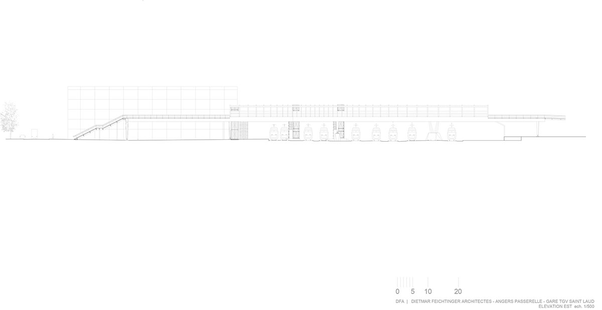 Dietmar Feichtinger Architectes designs curvy bridge made of laminated ...