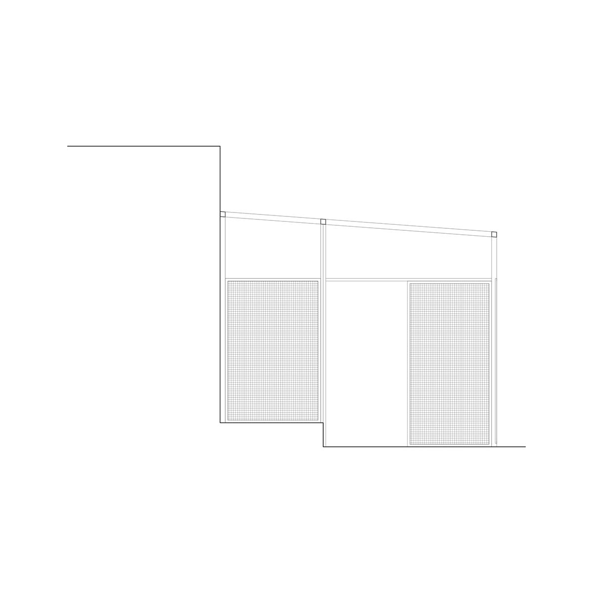 Part Office and cactus store design greenhouse with tinted polycarbonate panels in Santa Monica