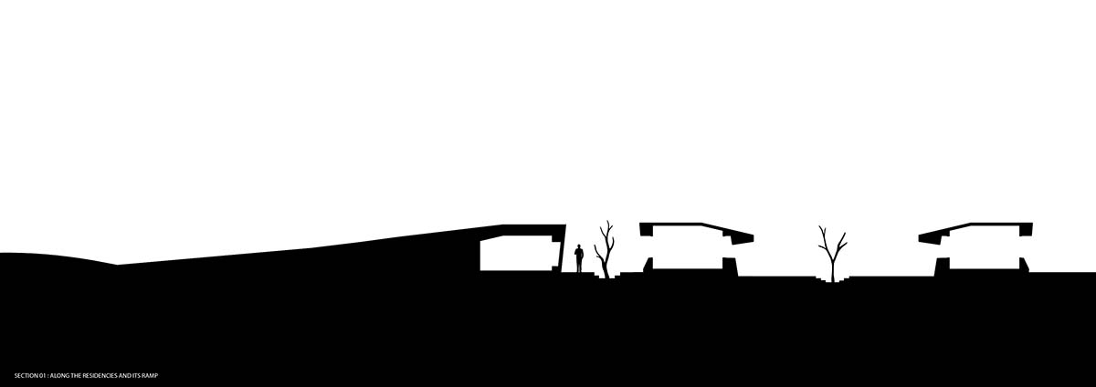 sP+a completes India's new arts centre, Hampi Art Labs, with sinuous concrete volume