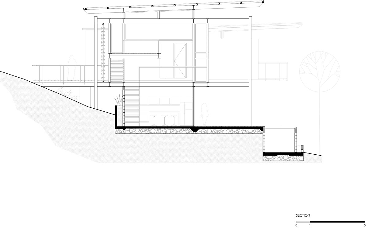 Studio Saxe completes Jungle Frame House with tropical atrium in Costa Rica