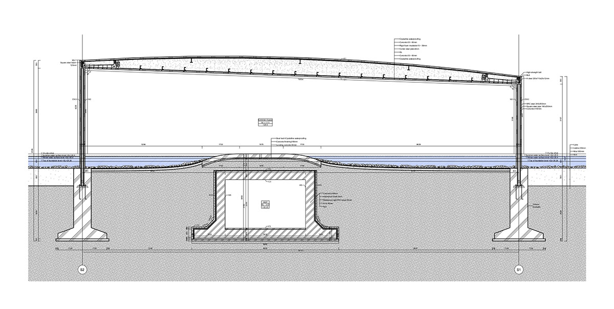 Junya Ishigami+Associates built one-kilometre-long museum on a manmade lake in China 