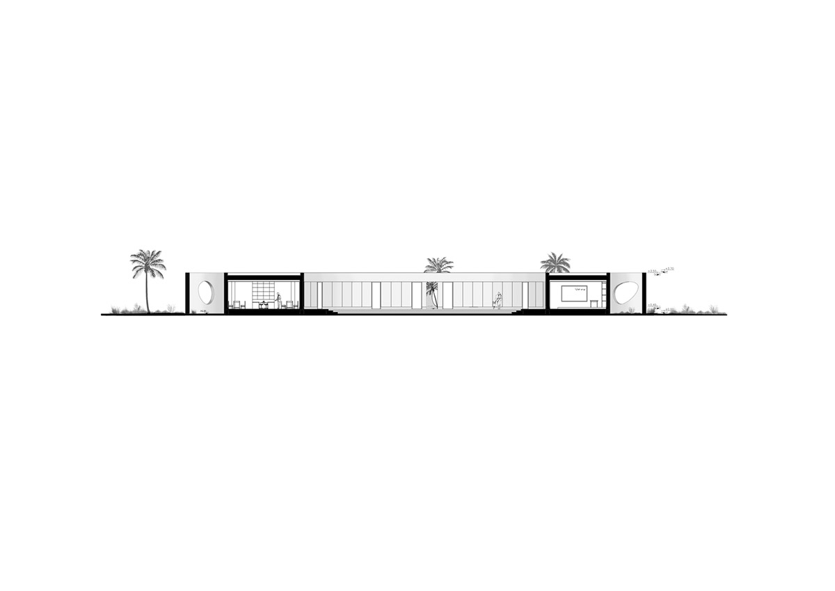 Circular wall featuring inhabitable holes encapsulates elementary school designed by Daaz Office