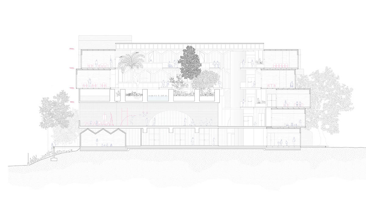 Andres Jacque / Office for Political Innovation designs village-like experimental school in Madrid