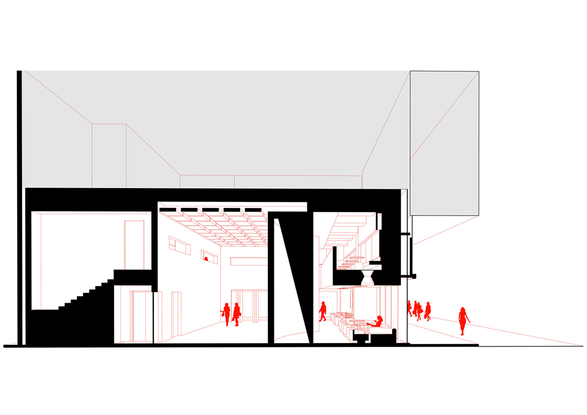 Various Associates creates dark color palette for the MORPH Mixed-use Space in Shenzhen
