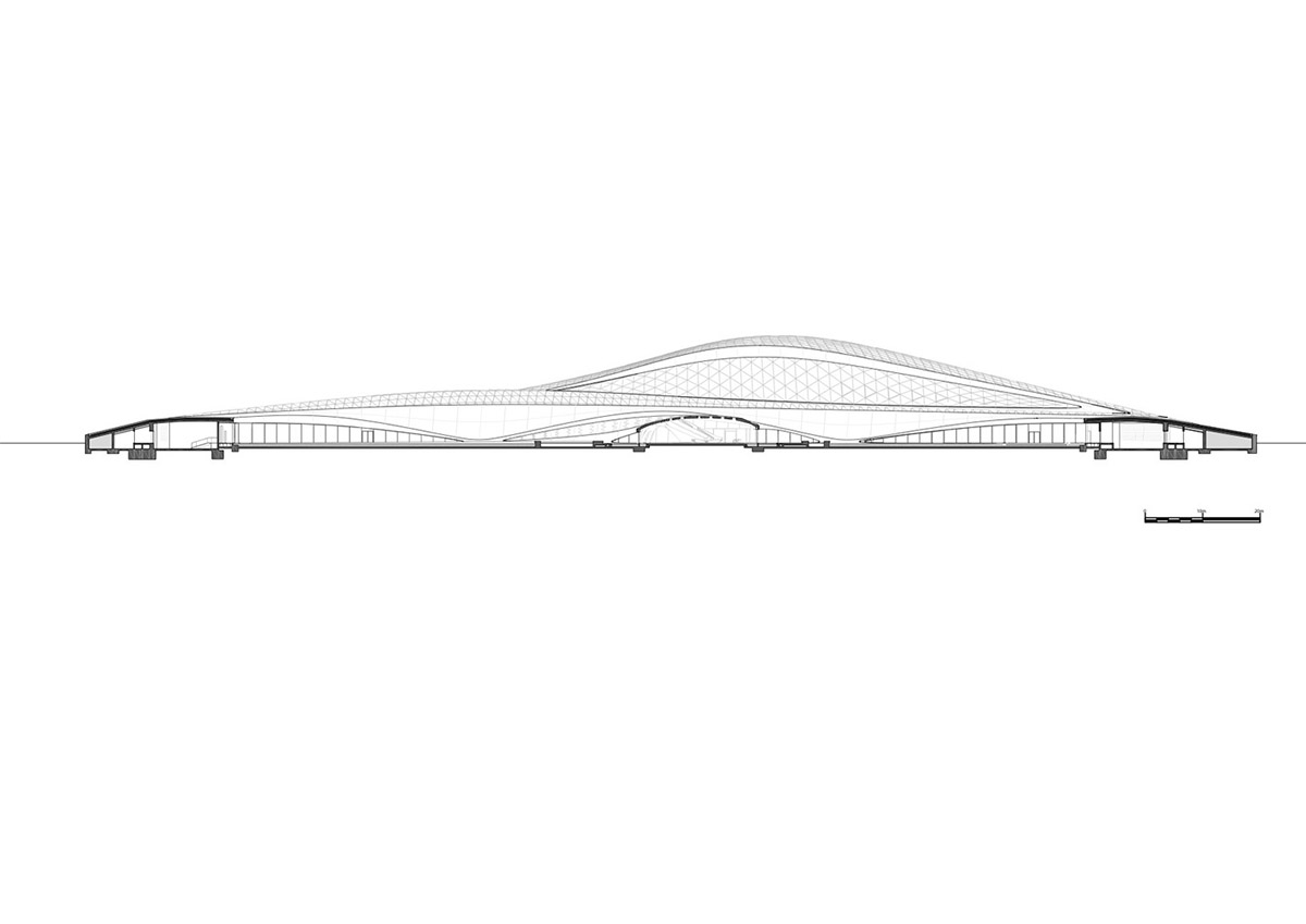 Zaha Hadid Architects' Bee'ah Headquarters Takes Shape In UAE