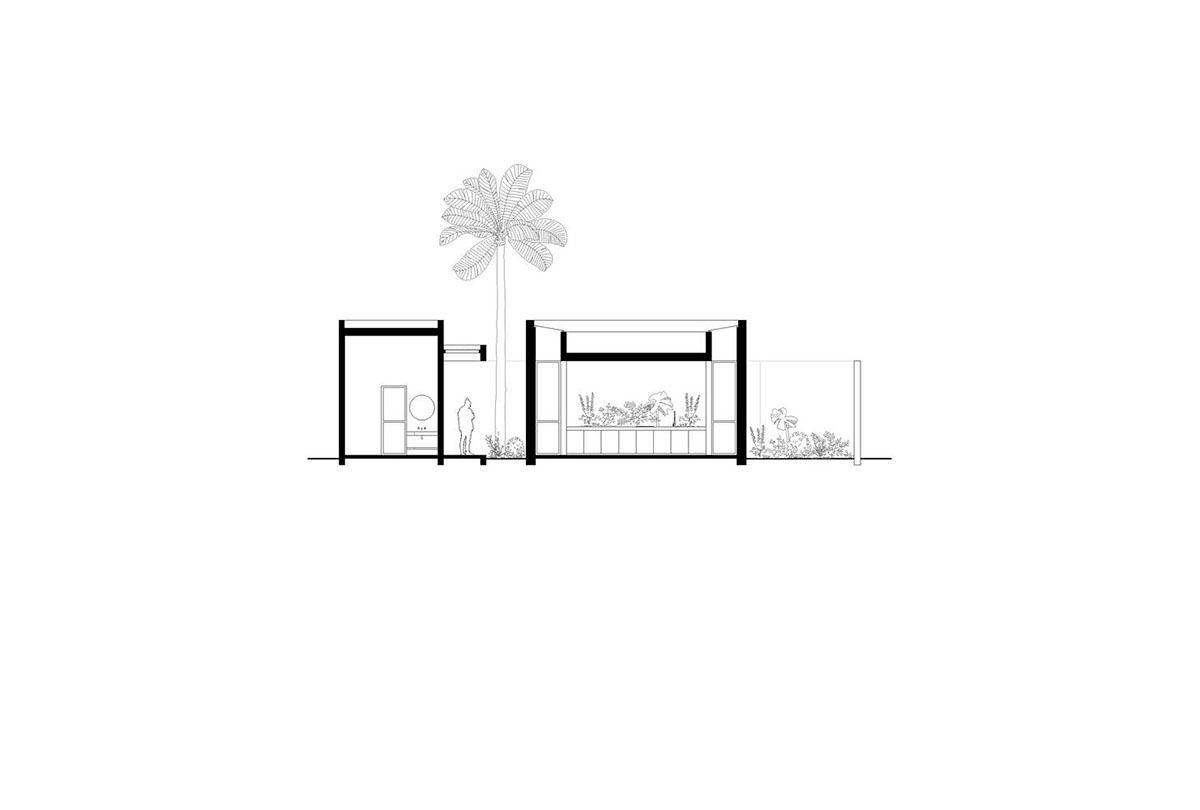 Palma designs house that makes swimming pool and courtyard the heart of the house in Mexico