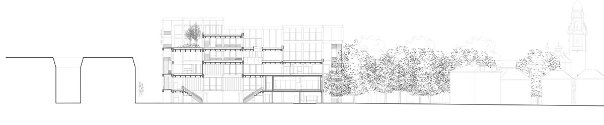 Grafton Architects' colonnaded Town House acts as 