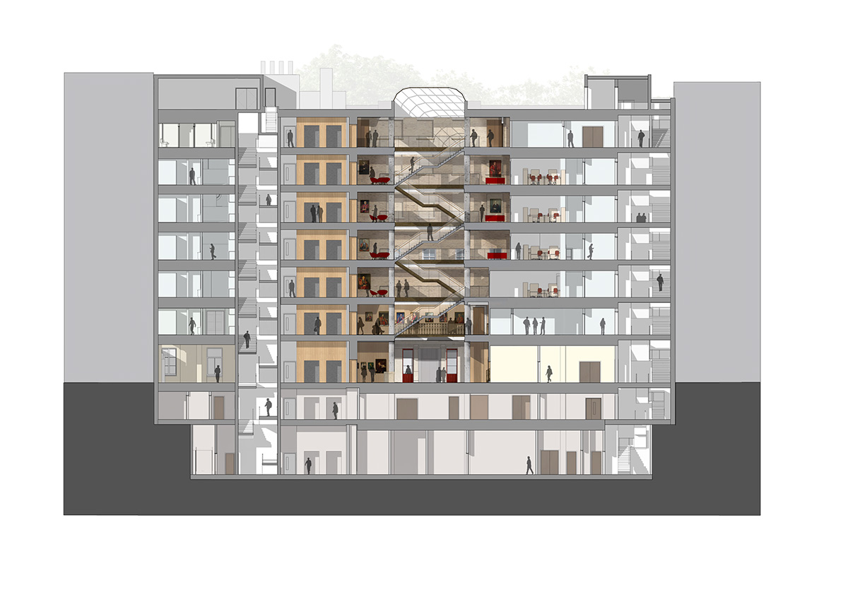 Hawkins\Brown’s redevelopment of Royal College of Surgeons receives planning permission