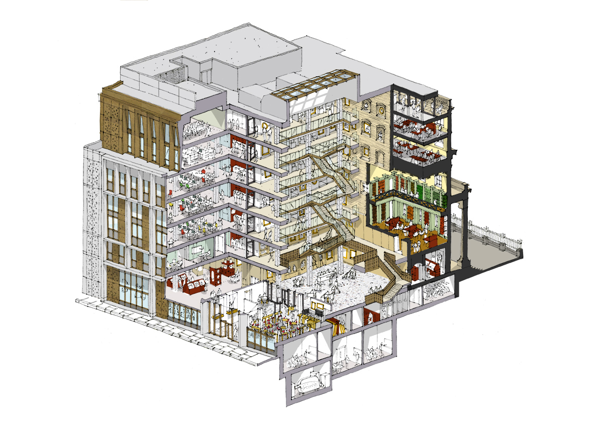 Hawkins\Brown’s redevelopment of Royal College of Surgeons receives planning permission