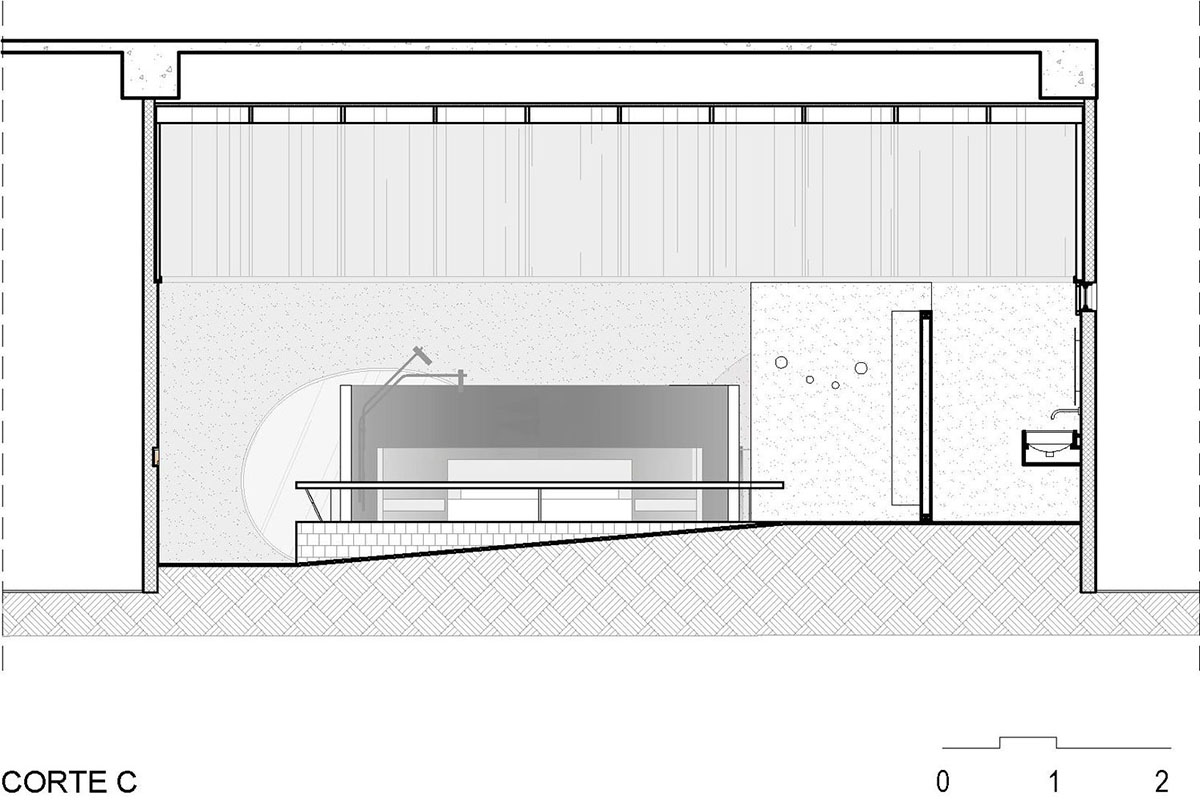 Organic shapes and bulbous furnitures form interiors of Olaria House by NJ+ Arquitetos Associados 