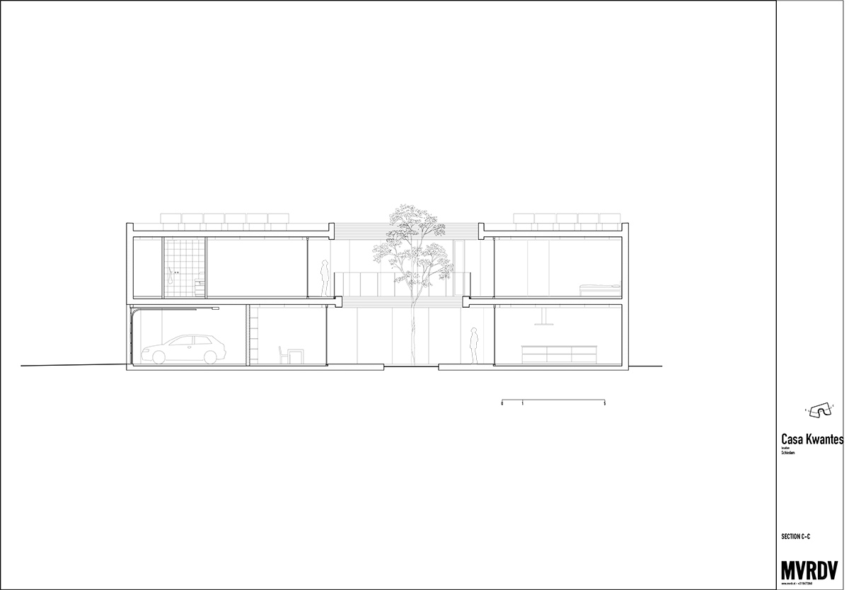 MVRDV completes Casa Kwantes house with fluid glass walls in Rotterdam