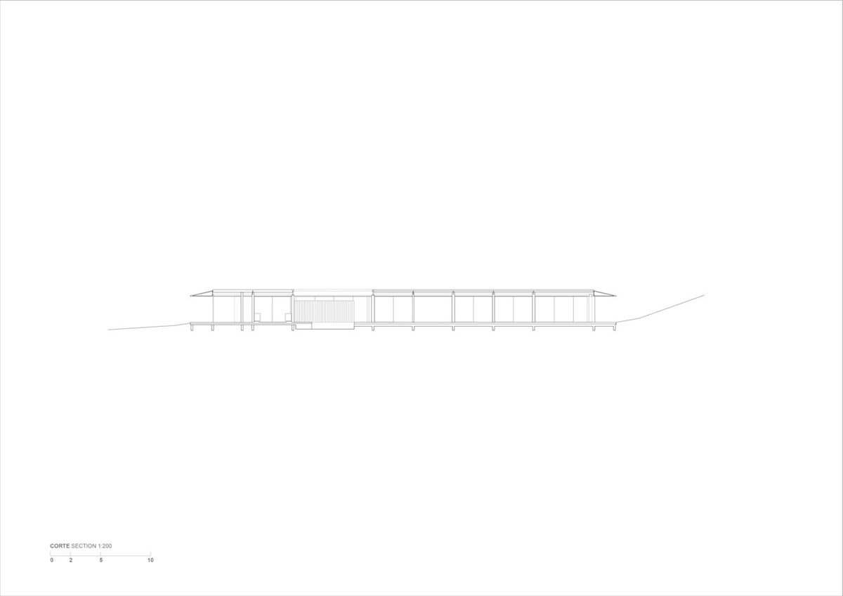 Jacobsen Arquitetura built pavilion-like vacation home referring to Brazilian farmhouses