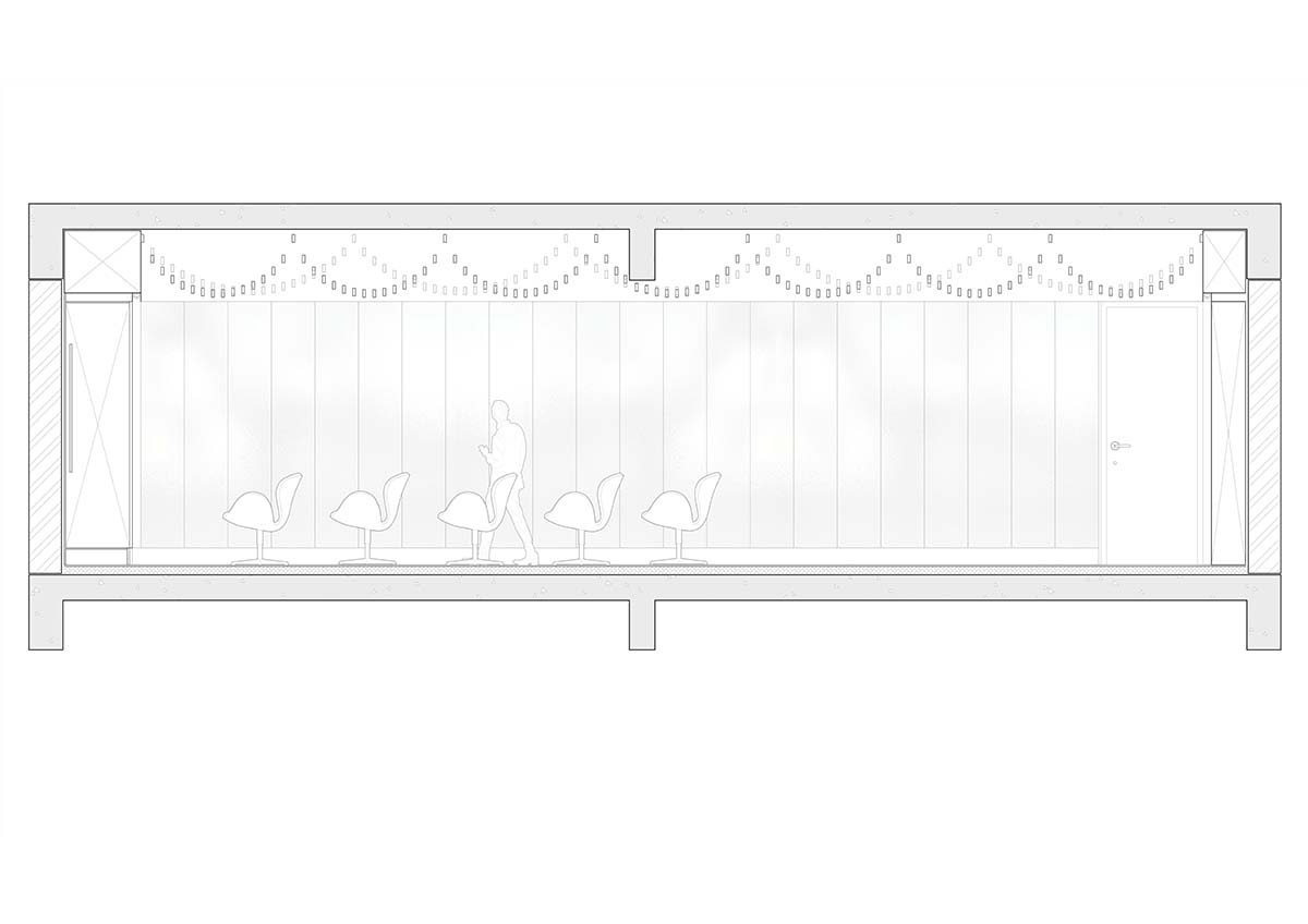 studio Hinge embeds a library under the wooden tree-like canopies in Mumbai