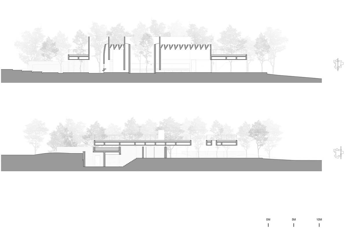 Vector Architects completes restaurant with bold &ldquo;dispersed&rdquo; concrete canopies in China