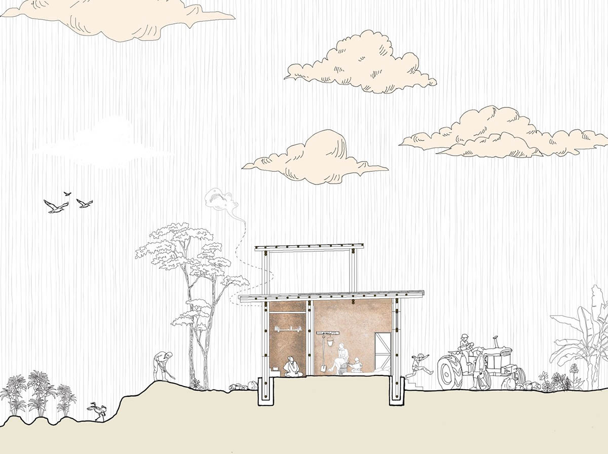 Tranquil Abode: A Disaster Resilient Dwelling by WM Re-Lab for Bahaal Pakistan, Baitussalam Welfare 