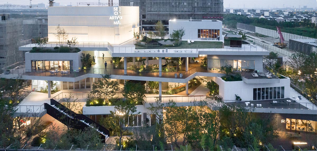 B.L.U.E. imagines Seed Plaza like a mountainous terrain in Jiaxing