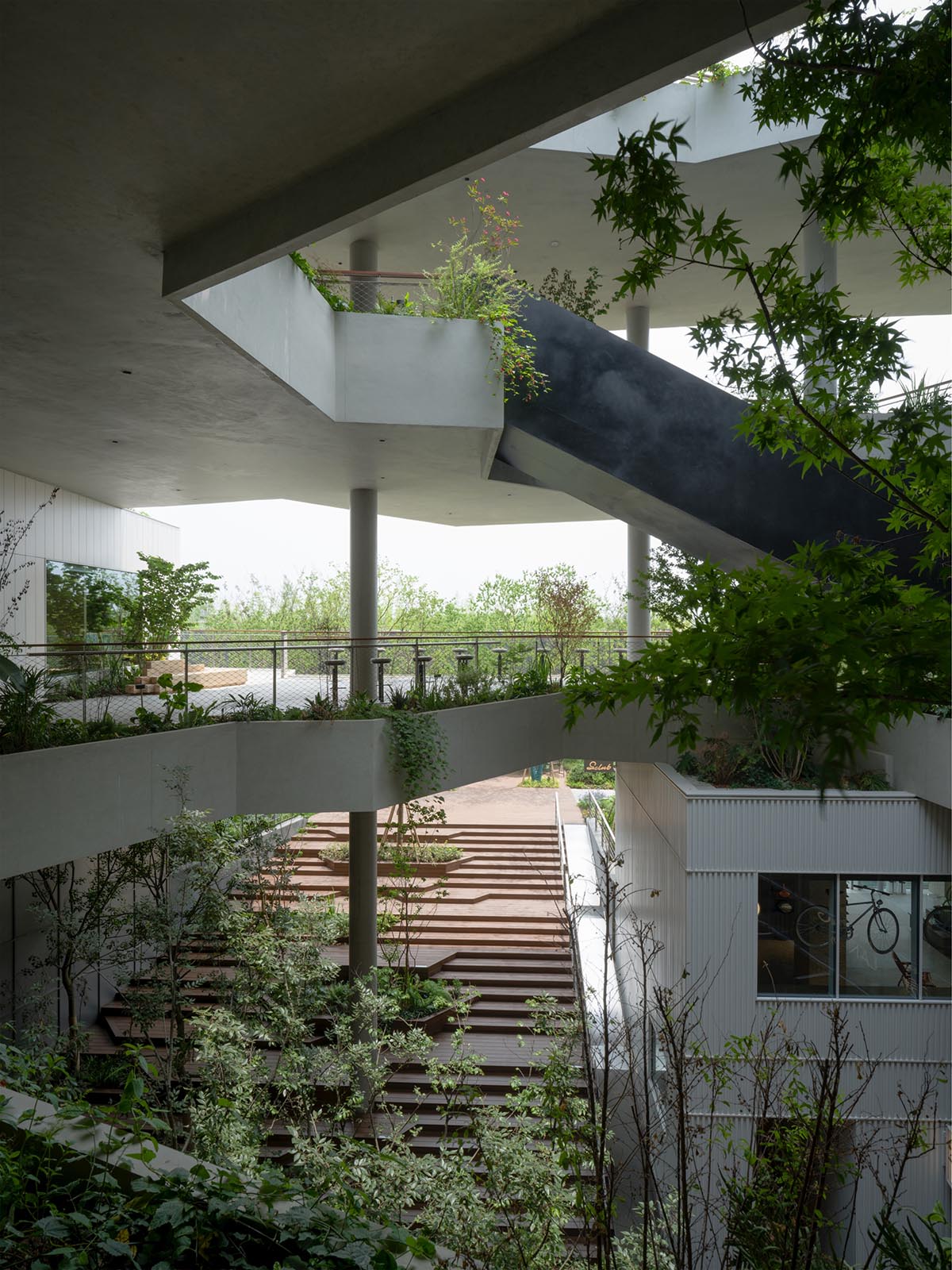 B.L.U.E. imagines Seed Plaza like a mountainous terrain in Jiaxing