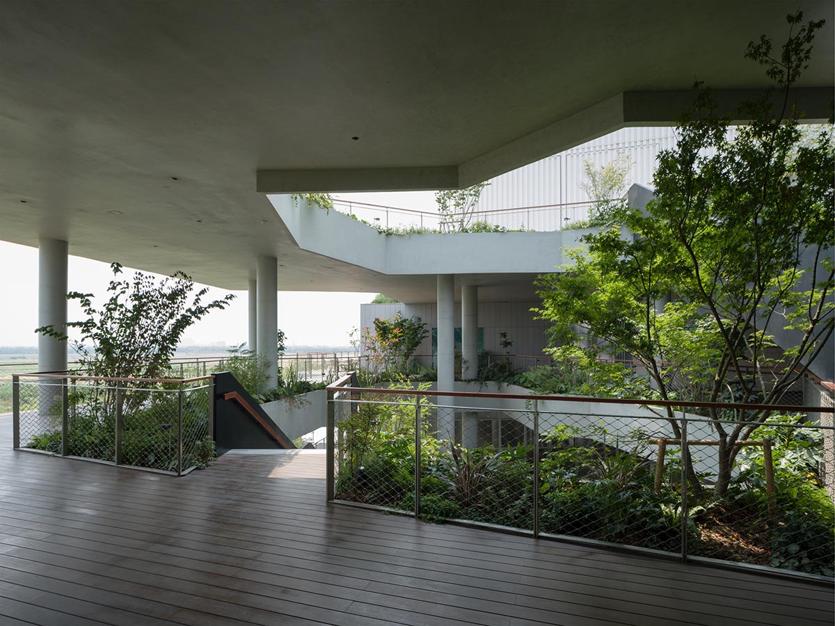 B.L.U.E. imagines Seed Plaza like a mountainous terrain in Jiaxing
