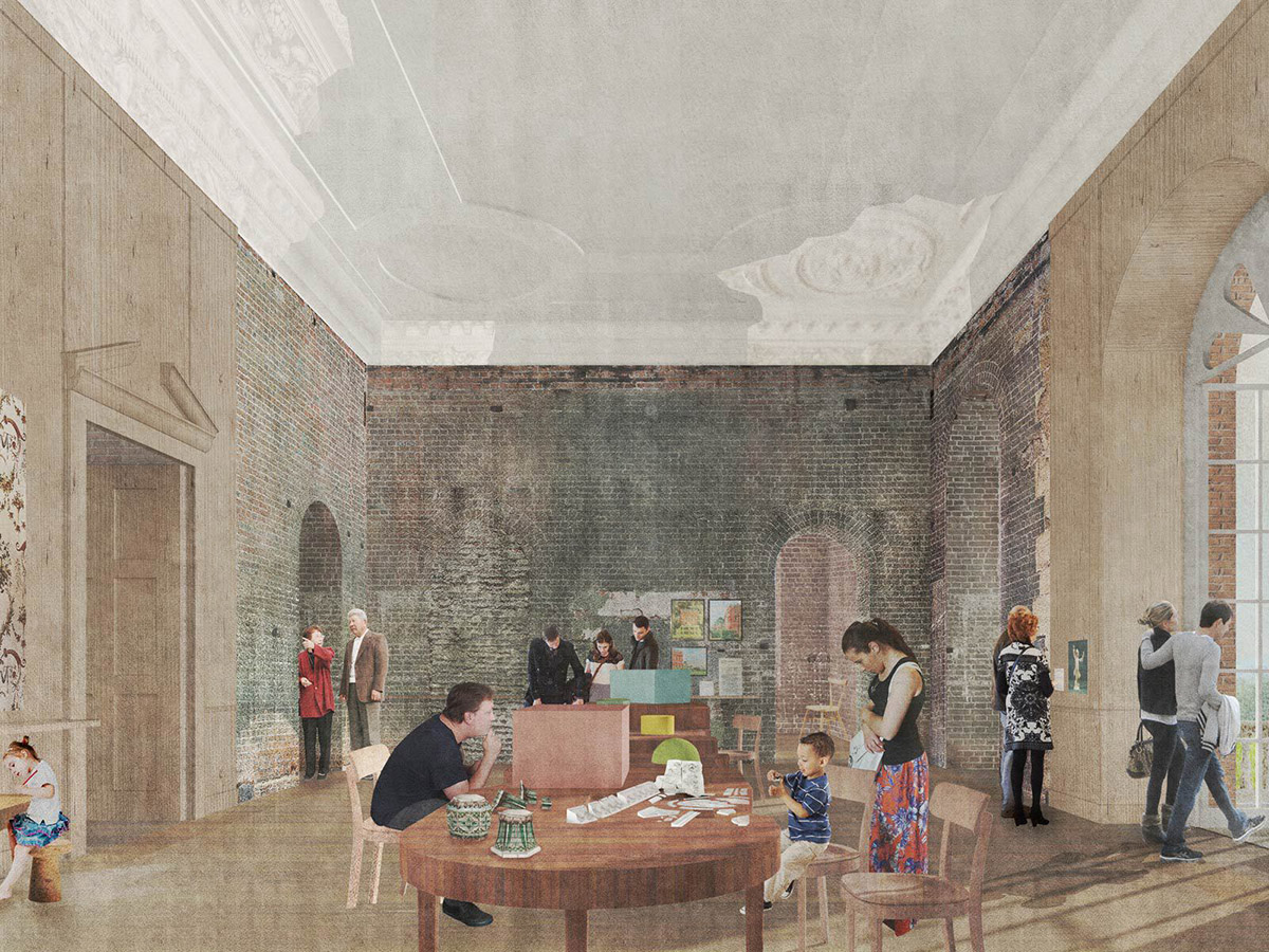 AL_A, DS + R and Sam Jacob Studio among shortlist for restoration and rebuilding of Clandon Park