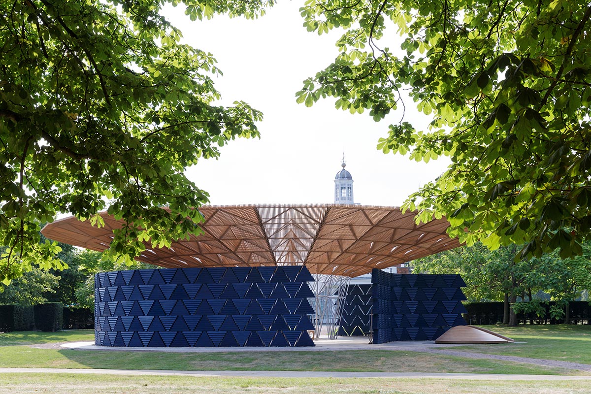 Francis Kéré’s tree-inspired Serpentine Pavilion opened in London’s Kensington Gardens