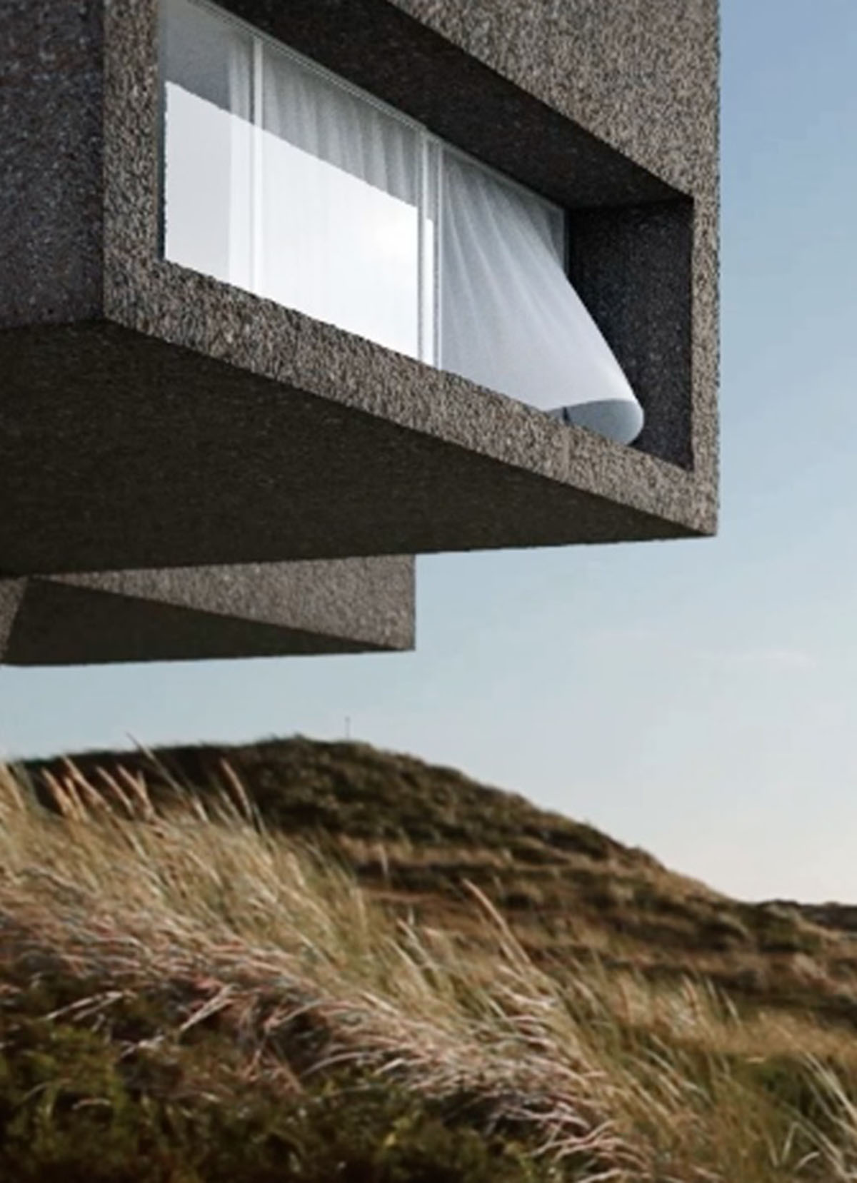 Studio Viktor Sørless designs cross-shaped summer house to provide un-obscured view in Denmark