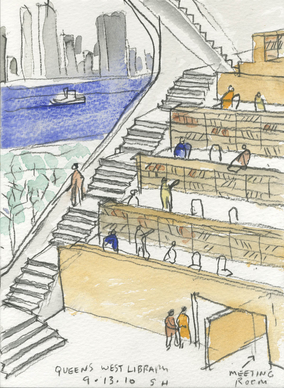 Steven Holl’s Hunters Point Community Library nears completion in New York