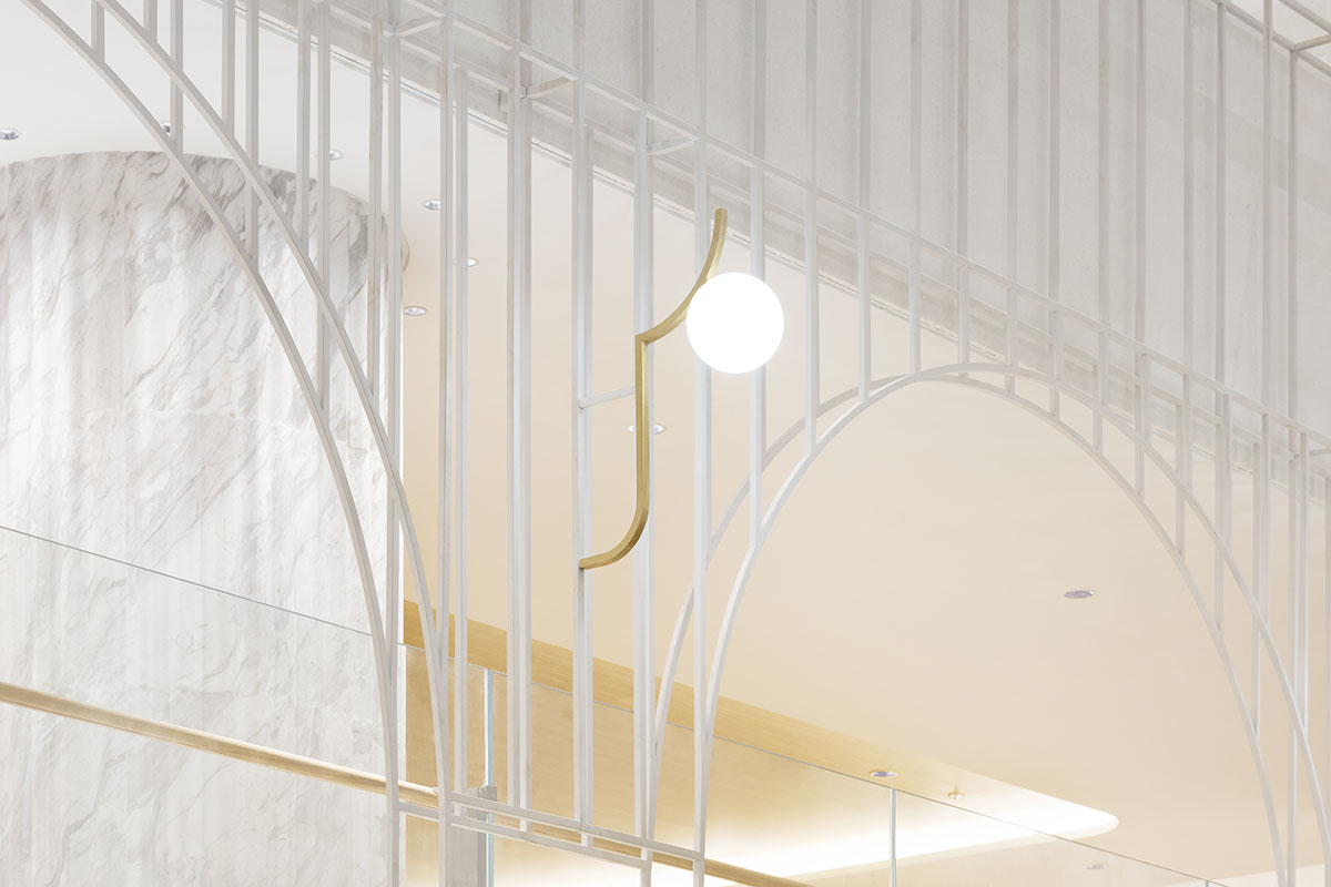 Nendo revives old Shanghai Times Square with aluminum screen that percolates on the facade