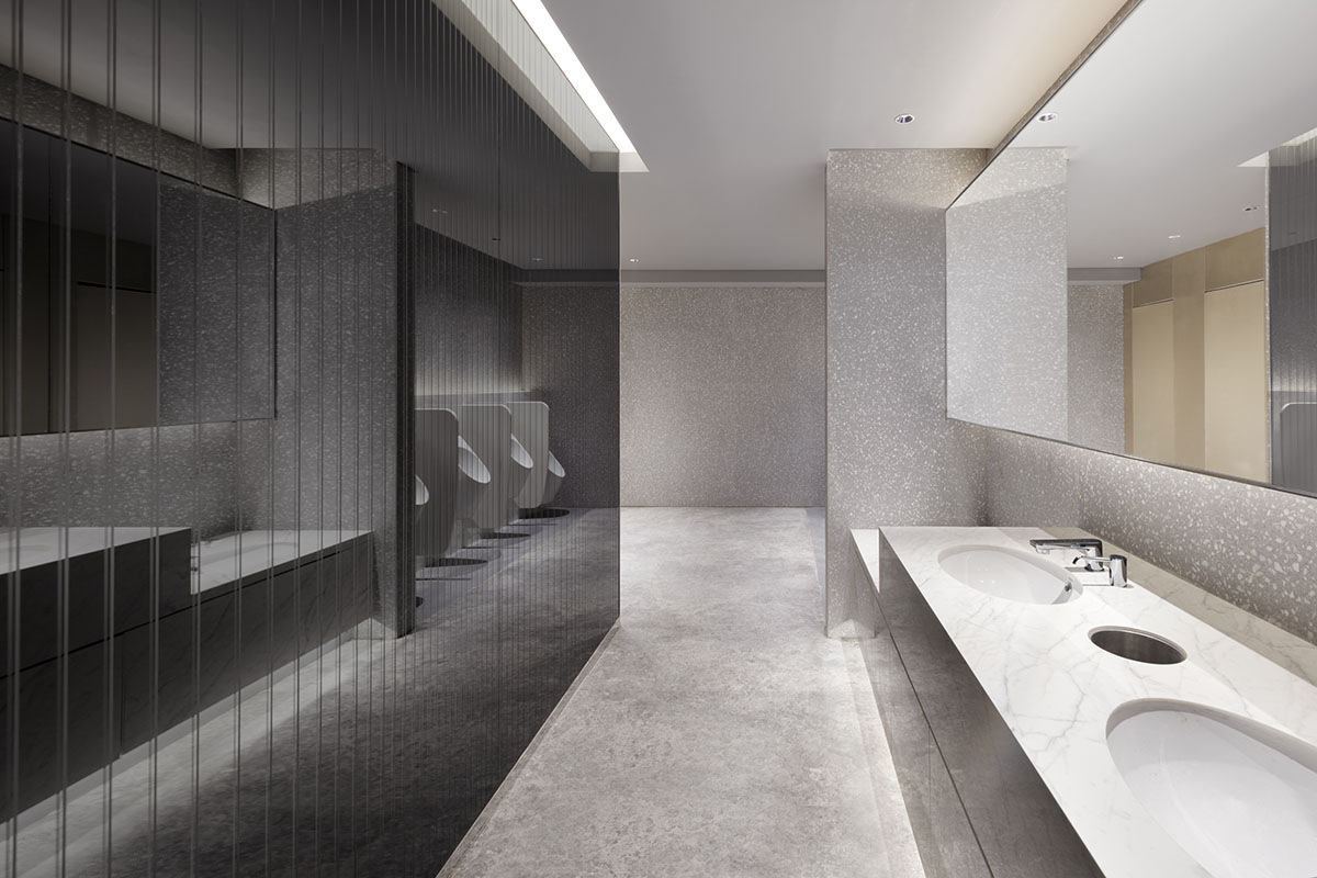 Nendo revives old Shanghai Times Square with aluminum screen that percolates on the facade