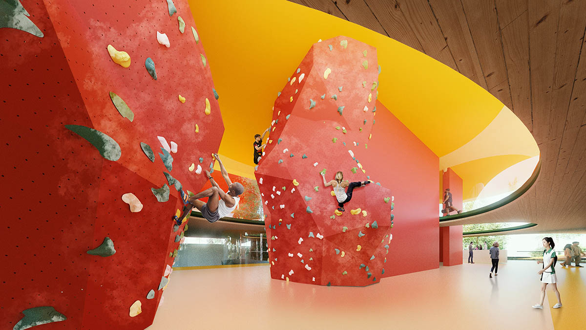 Selgascano unveils its proposal for pavilion-like sports center wrapped by ETFE membrane