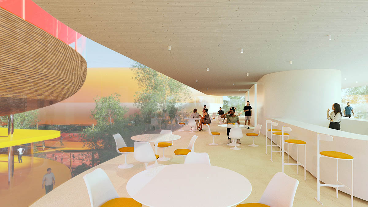 Selgascano unveils its proposal for pavilion-like sports center wrapped by ETFE membrane